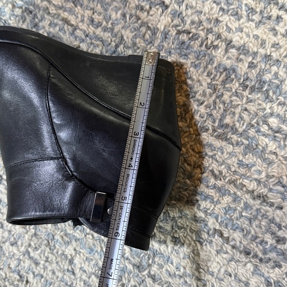Clarks Black Wedge Ankle Boots - Picture 5 of 5